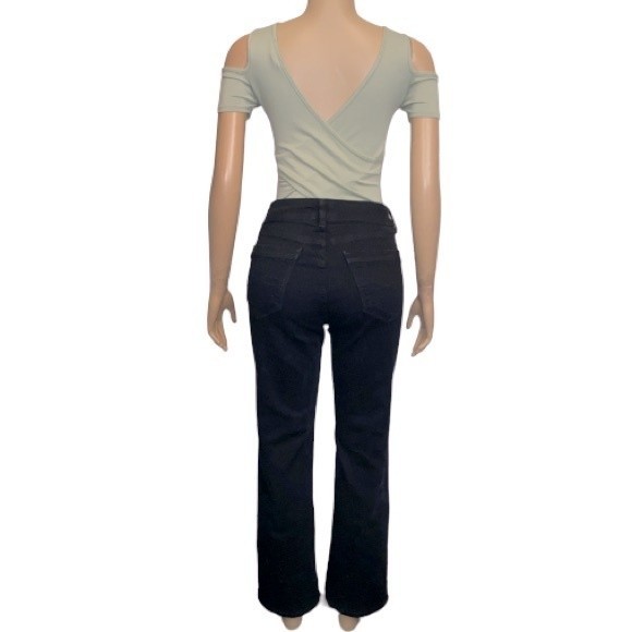 Rider by Lee Jean’s Black Straight-Leg stretchy size 10P - Picture 10 of 11